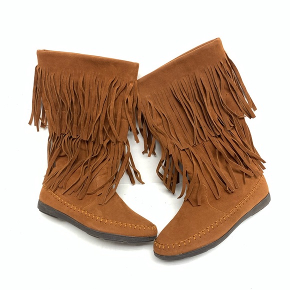 Rampage Other - Rampage Girls fringe boots size 6.5